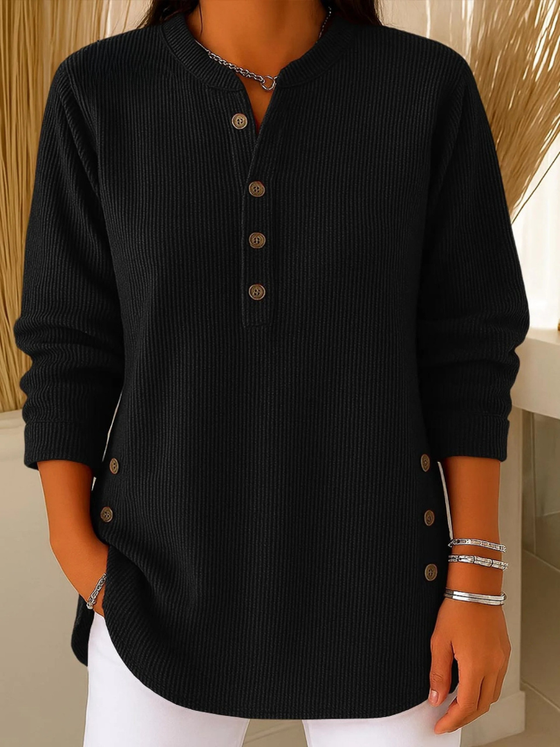 Nieves | Tunica Henley con Bottoni