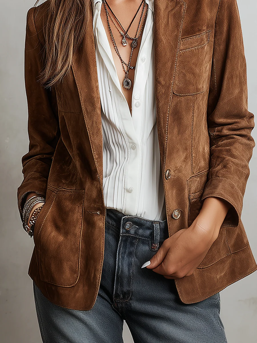 Imogen | Blazer Marrone Vintage