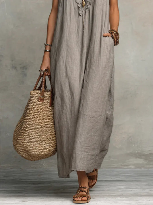 Camélia | Vestito lungo bohemien