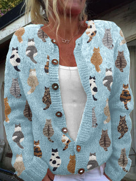 Cardigan Blu