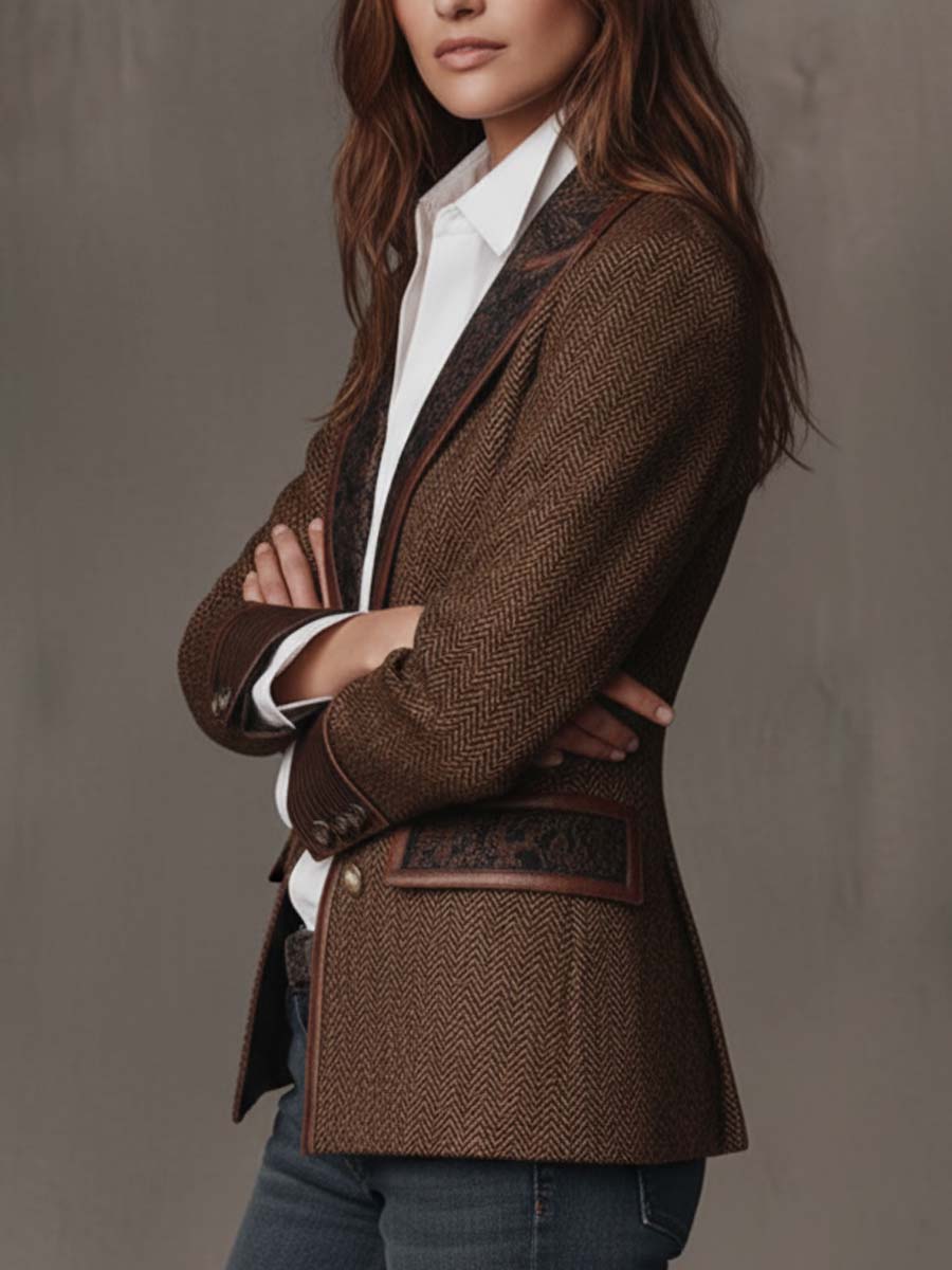 Arabella | Blazer a Pannelli a V