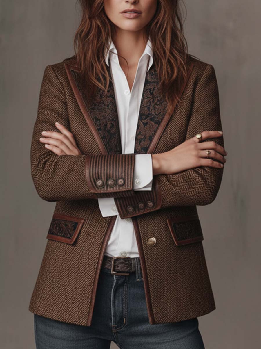 Arabella | Blazer a Pannelli a V