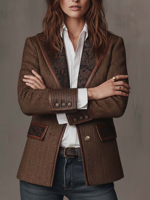 Arabella | Blazer a Pannelli a V
