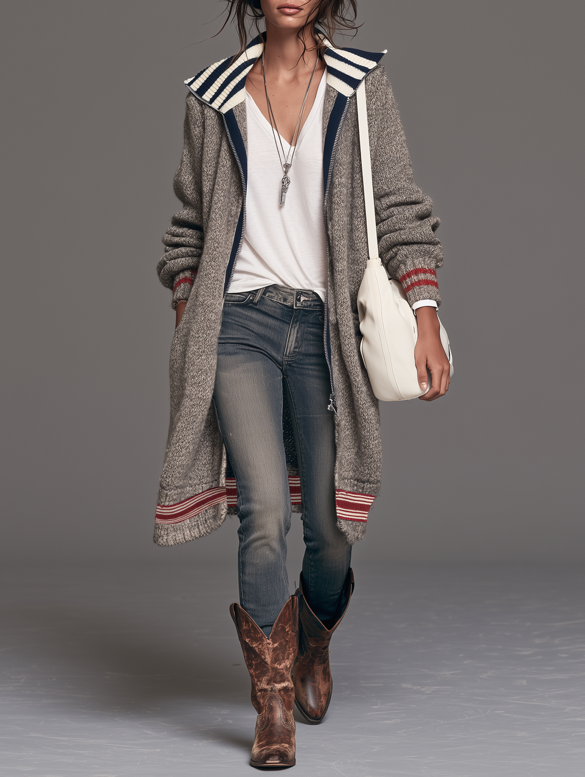 Cardigan vintage in lana