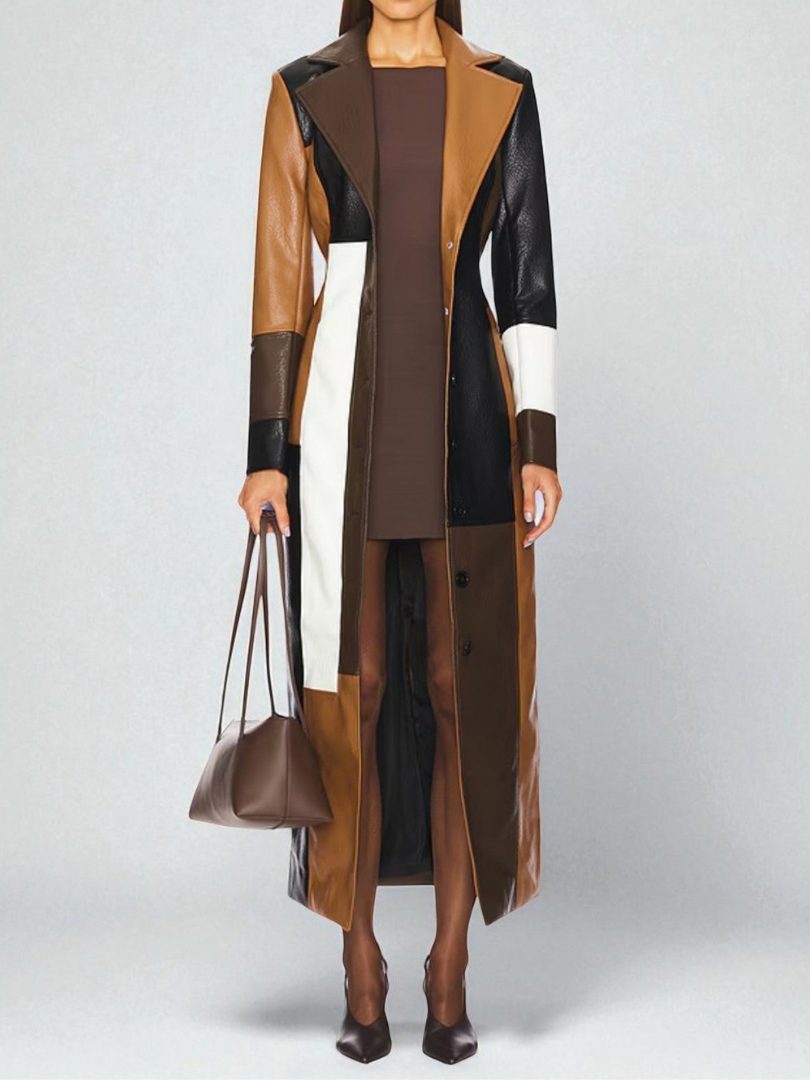 Allison | Cappotto con stampa a mosaico