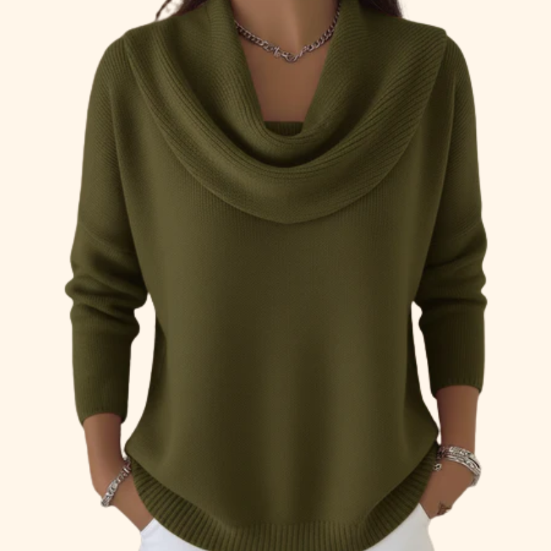 Vivienne | Maglione con Collo a Cowl