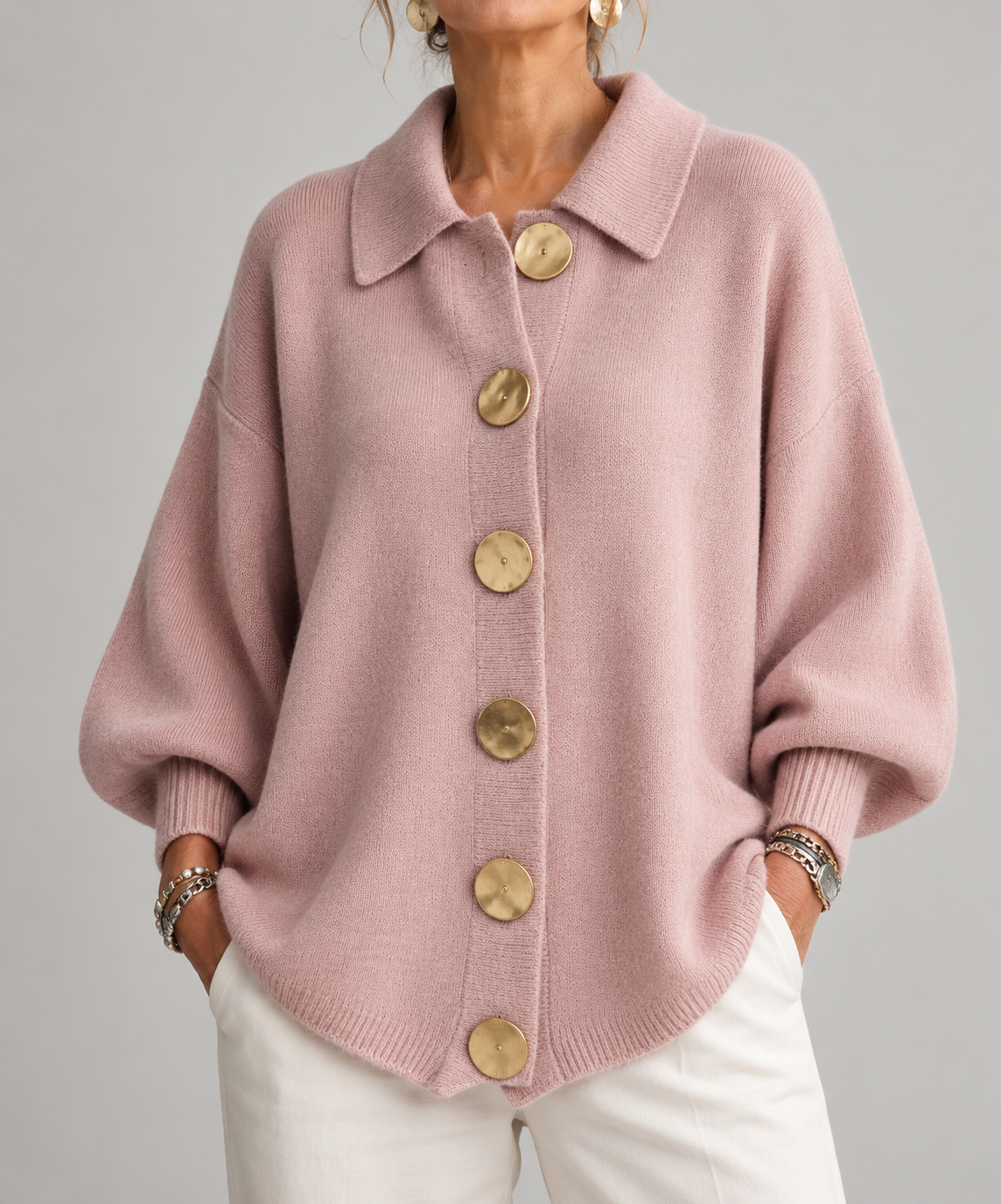 Ardelle™ | Cardigan Oversize con Collo