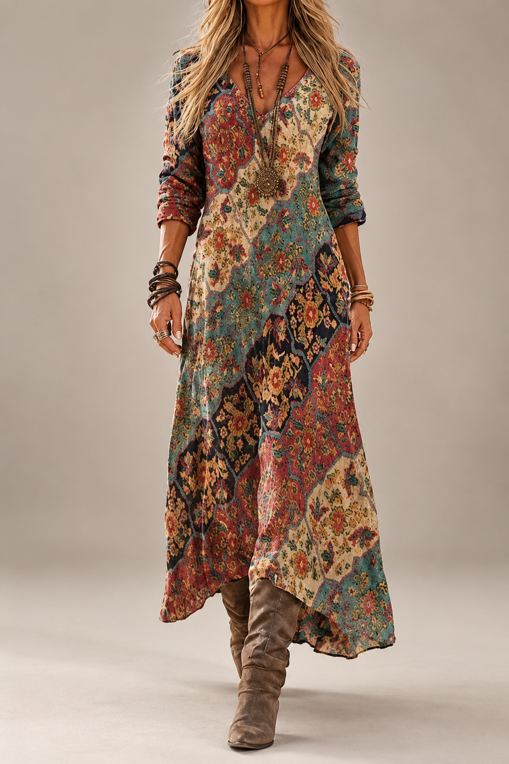 Lydia | Vestito femminile fluido di taglio rilassato