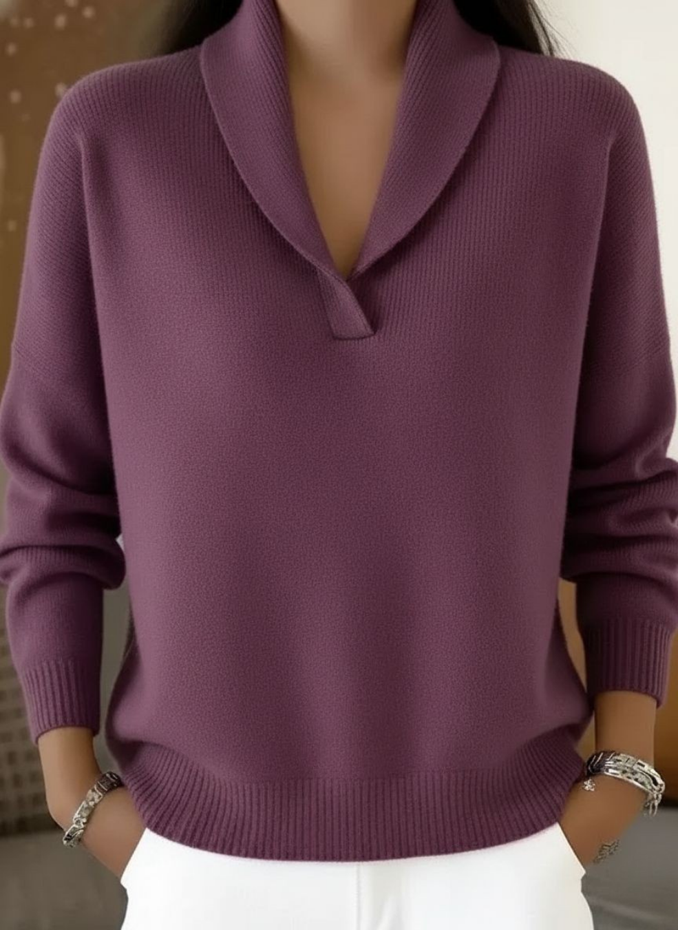 Encarna | Maglione con Collo a V