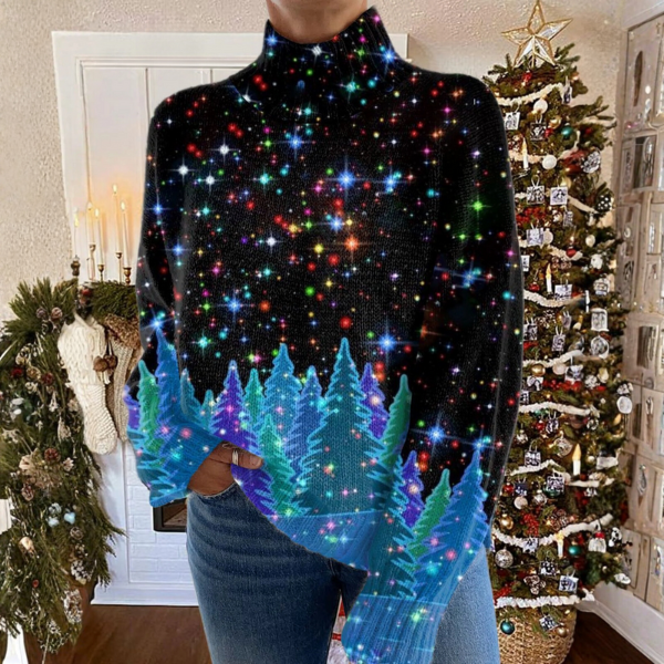 Holly | Maglione Festivo a Collo Alto