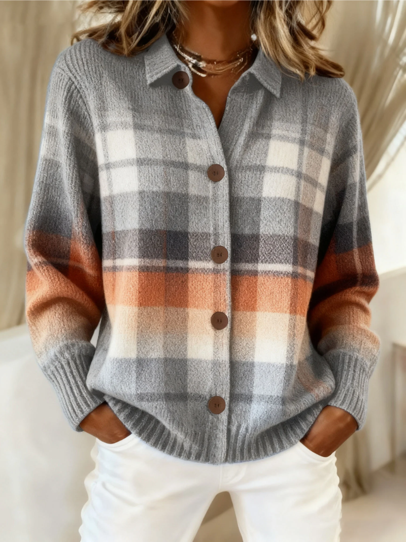 Marlene | Cardigan a Righe Calde