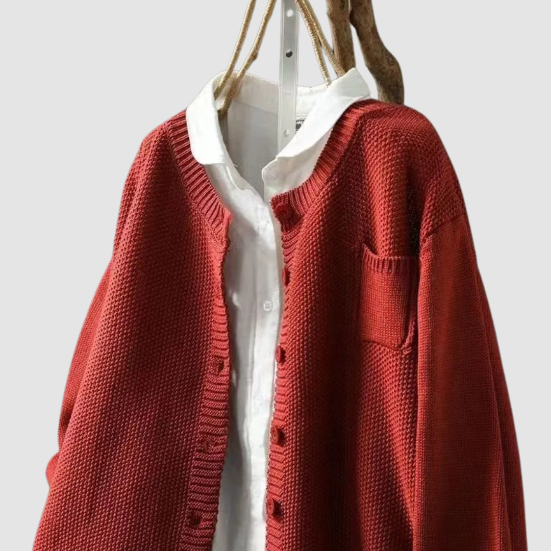 Lavinia | Relaxed Button-Up Cardigan