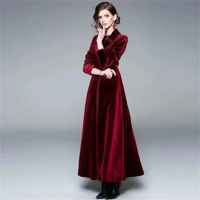 Seraphina | Cappotto ampio in velluto