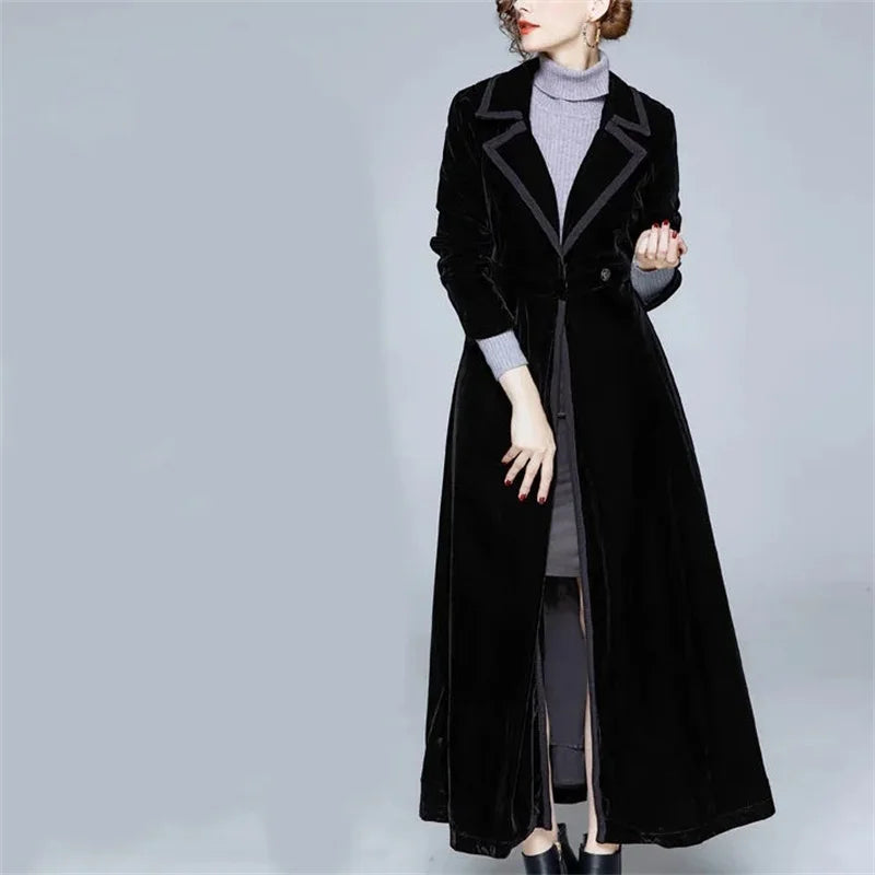 Seraphina | Cappotto ampio in velluto