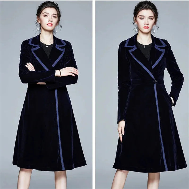 Seraphina | Cappotto ampio in velluto