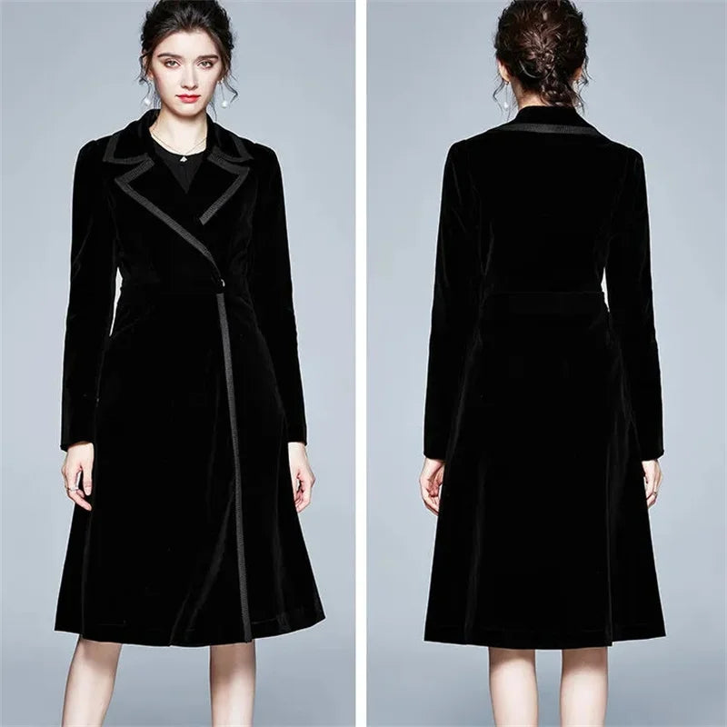Seraphina | Cappotto ampio in velluto