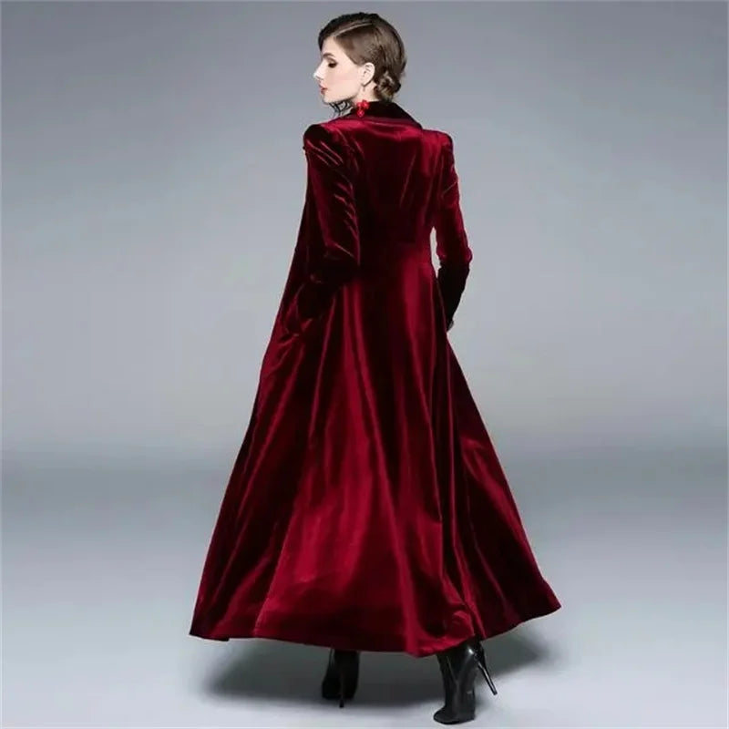 Seraphina | Cappotto ampio in velluto