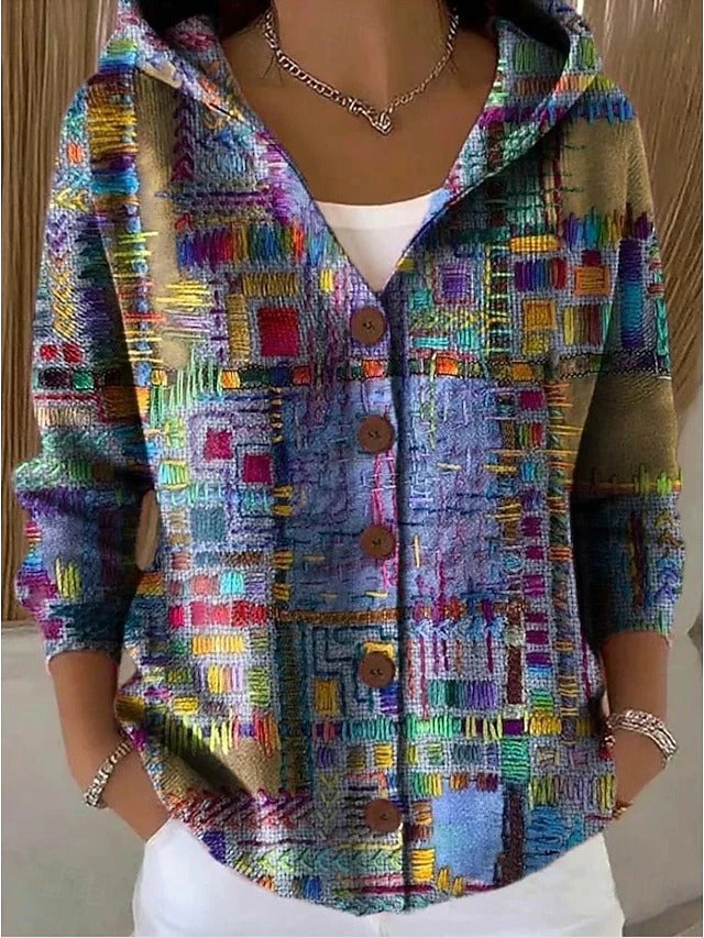Opale | Camicia con Cappuccio Artistica