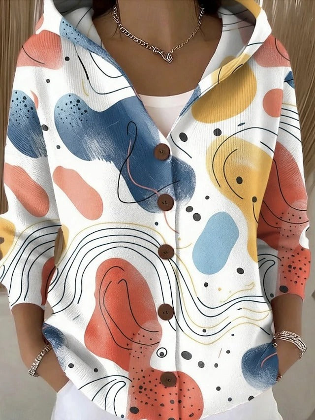 Opale | Camicia con Cappuccio Artistica