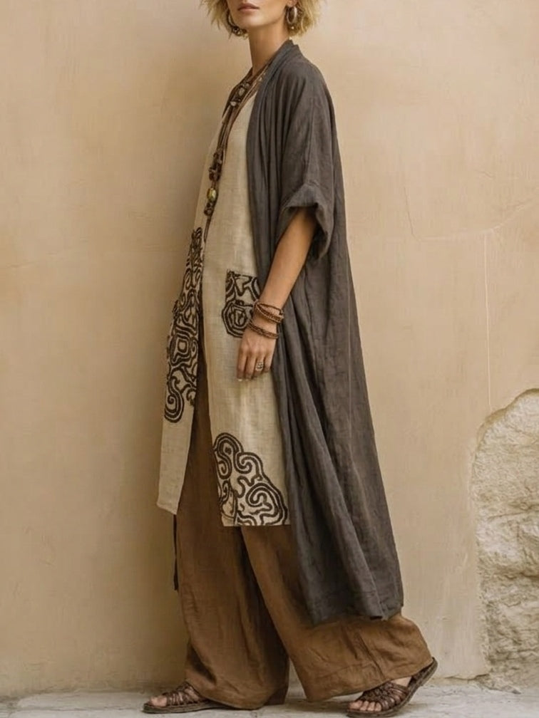 Sylvie | Insieme Bohème Longo Ricamato