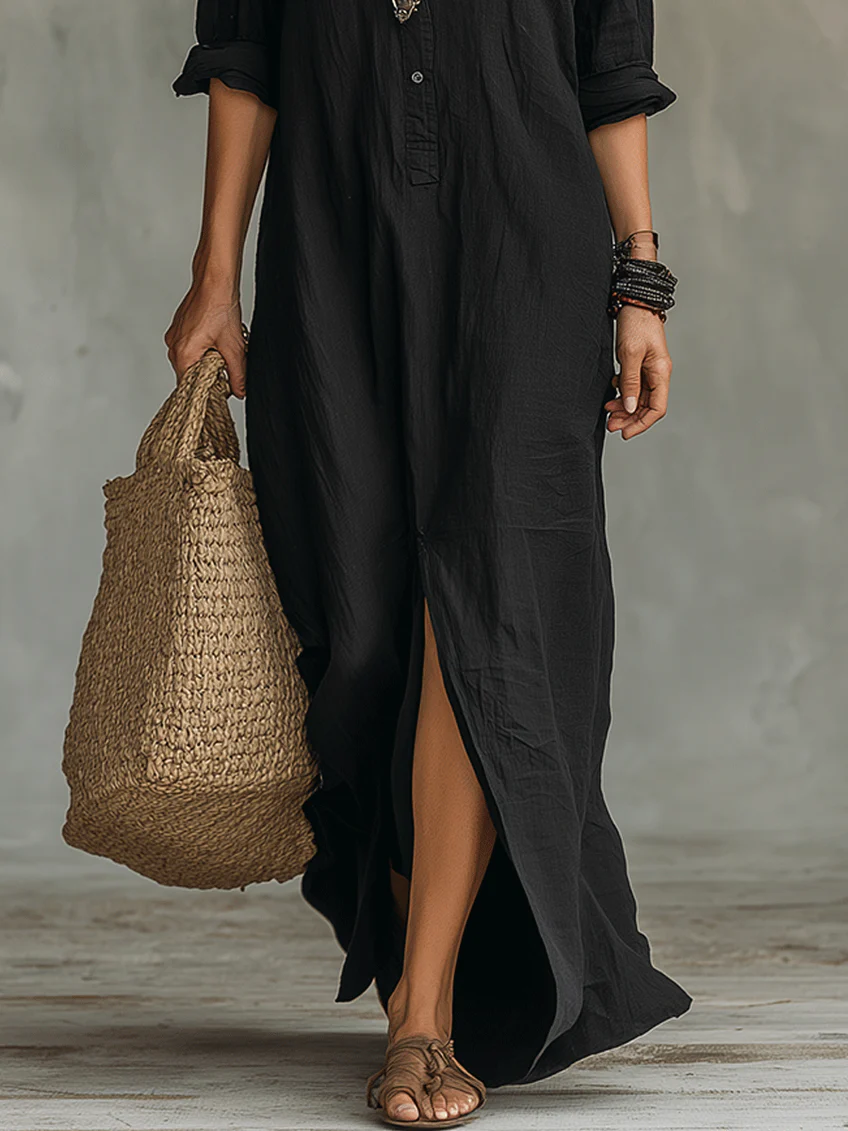 WILLOW | Abito Maxi Senza Sforzo con Silhouette Lusinghiera e Versatile per l'uso Quotidiano