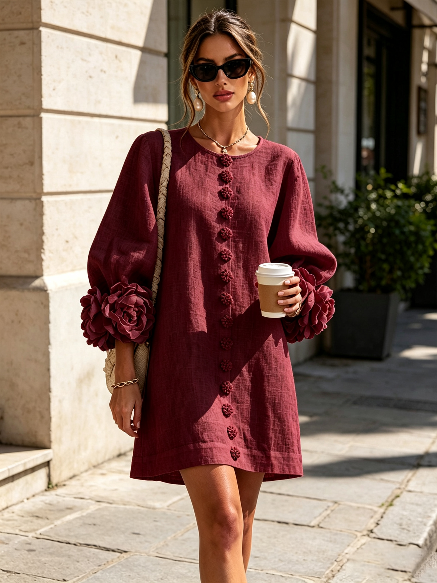 Rosalie | Abito Mini Button-Down