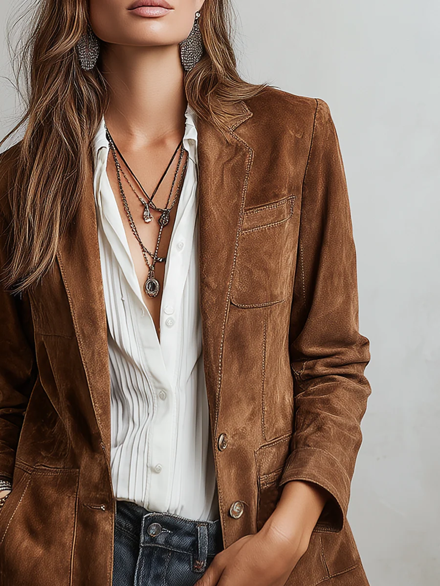Imogen | Blazer Marrone Vintage