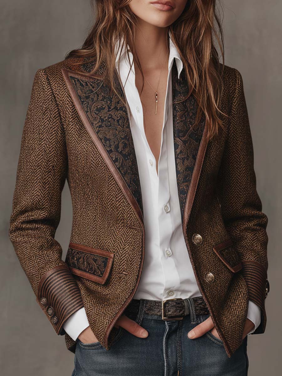 Arabella | Blazer a Pannelli a V