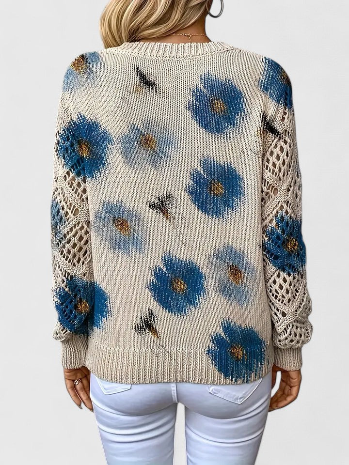 Bronwen | Maglione in Pizzo Floreale