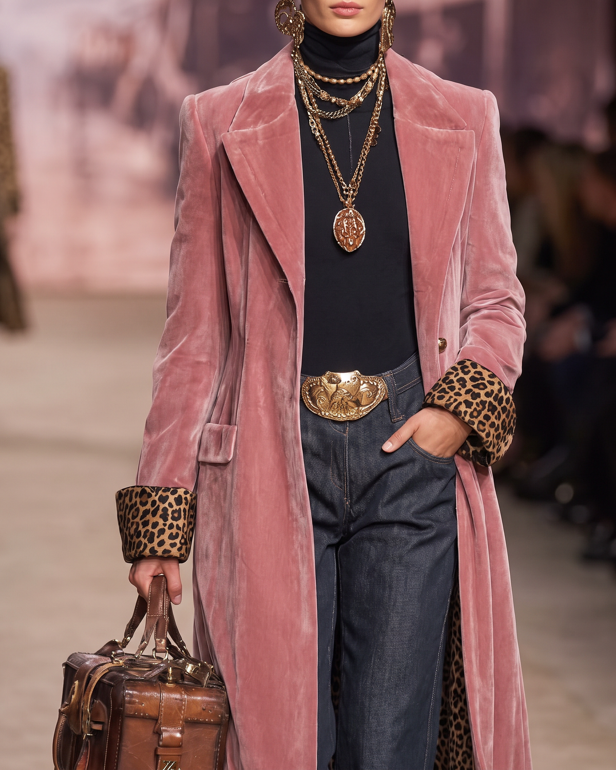 Madison | Cappotto ampio in velluto a taglio sartoriale