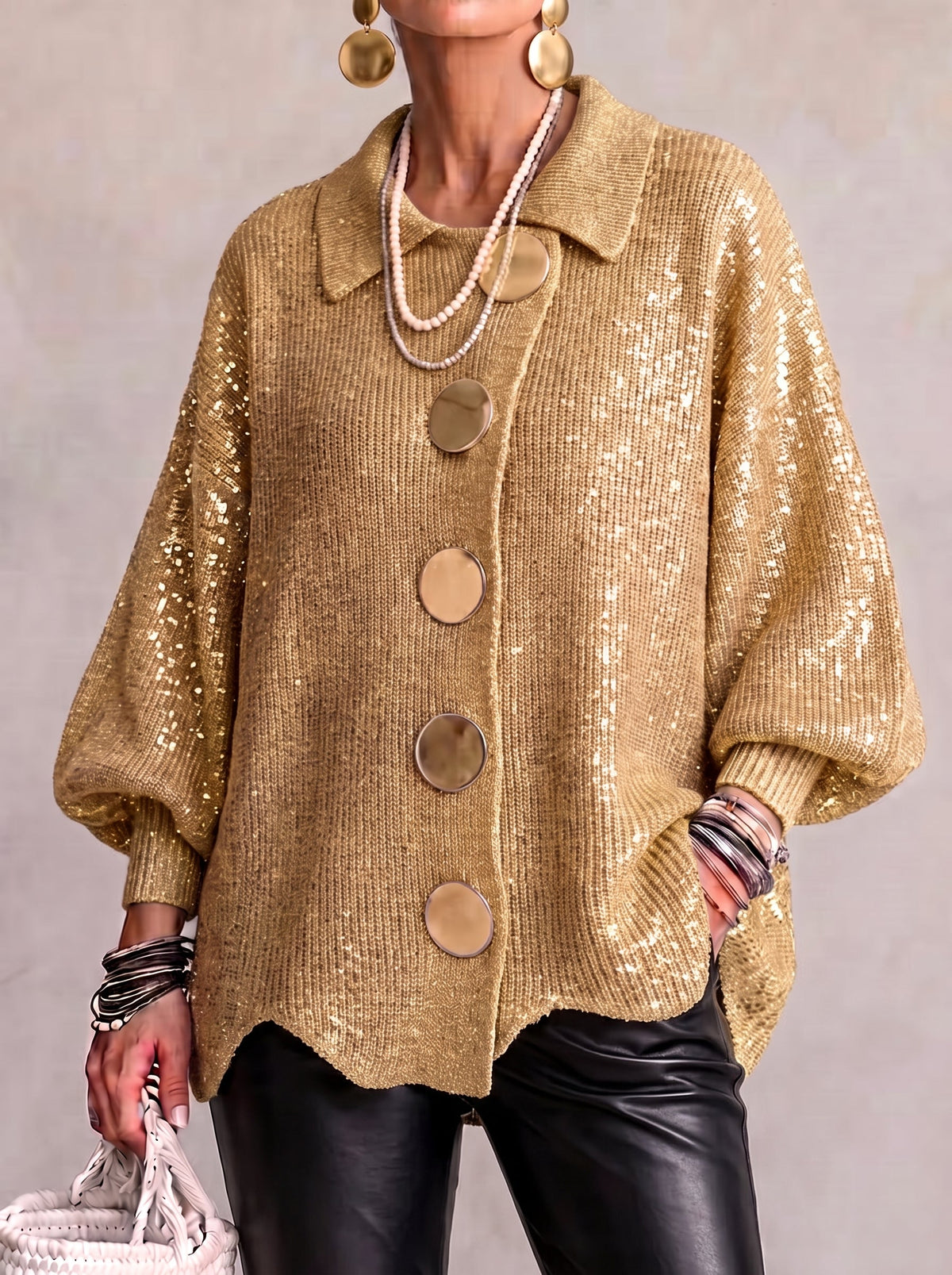 Ardelle™ | Cardigan Oversize con Collo