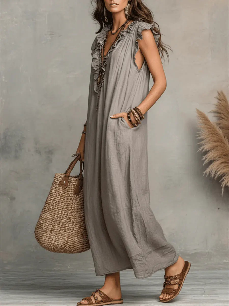 Camélia | Vestito lungo bohemien