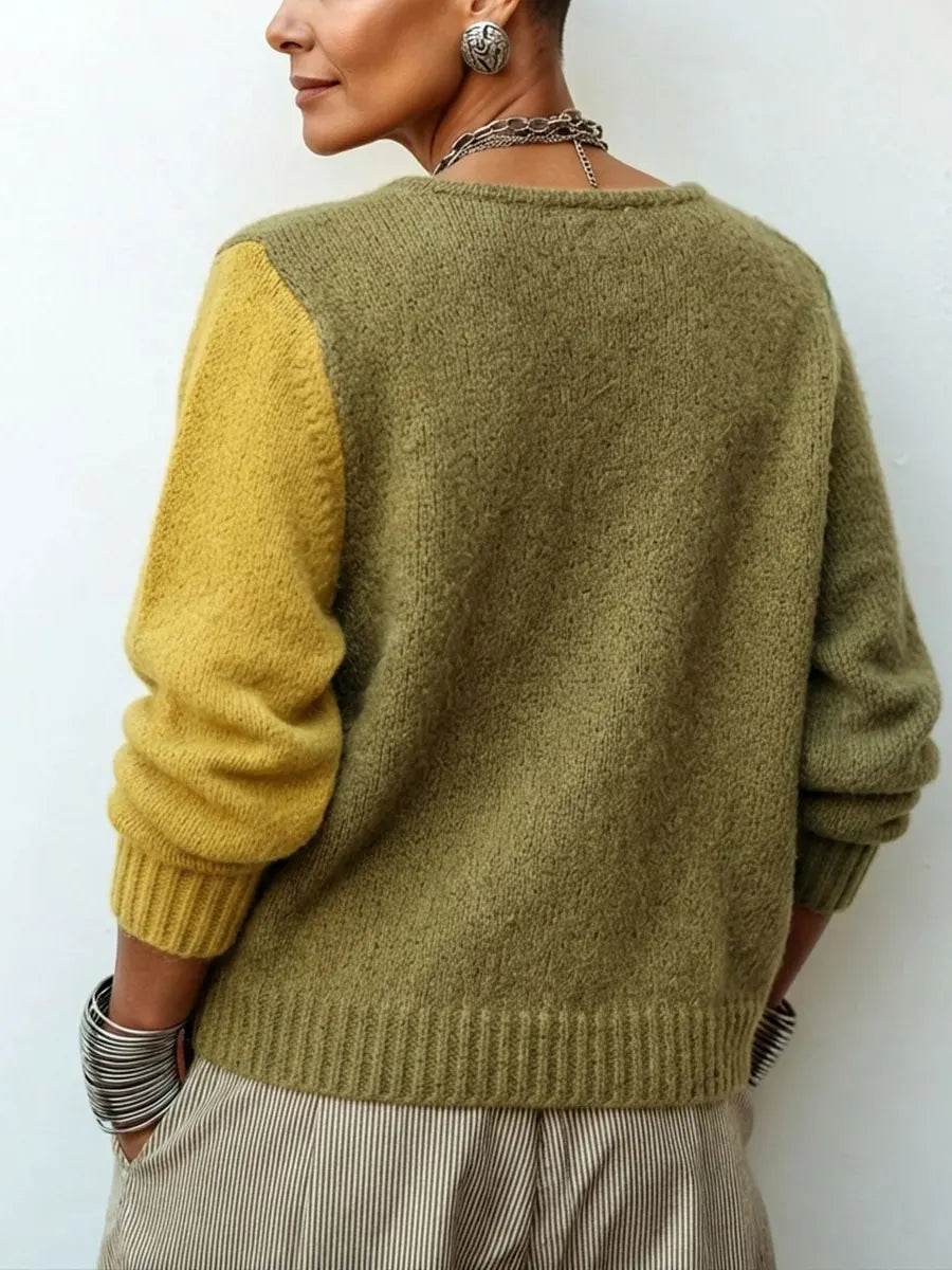Morbido | Maglione in Maglia (artigianale) Asimmetrico e Artistico