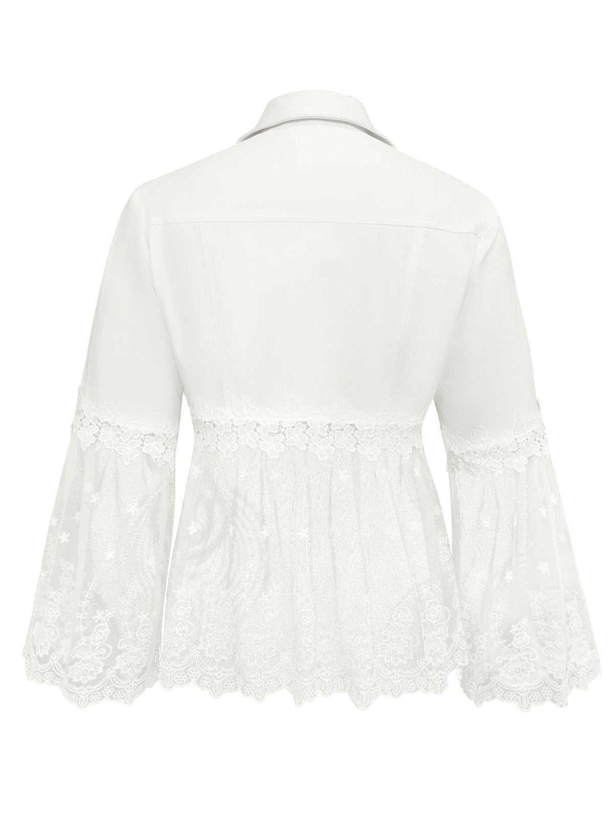 Sunnelace™ | Giacca con Pannelli in Pizzo