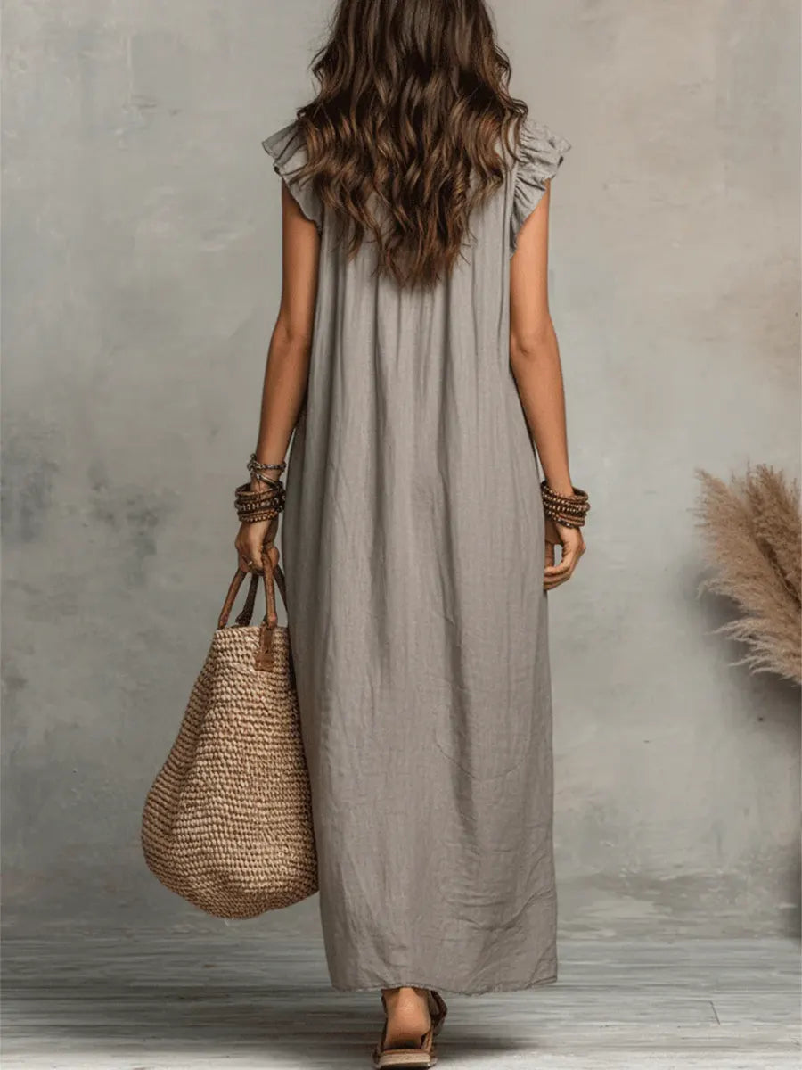 Camélia | Vestito lungo bohemien