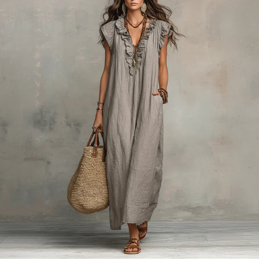 Zoey | Abito Bohemien Lungo
