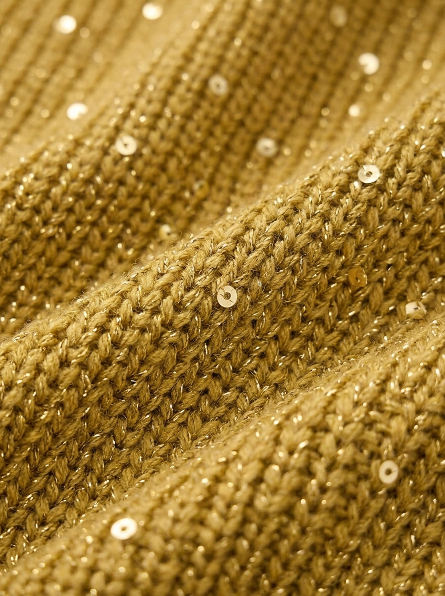 Elvinia™ | Cardigan Oversize con Collo e Grandi Bottoni Metallici