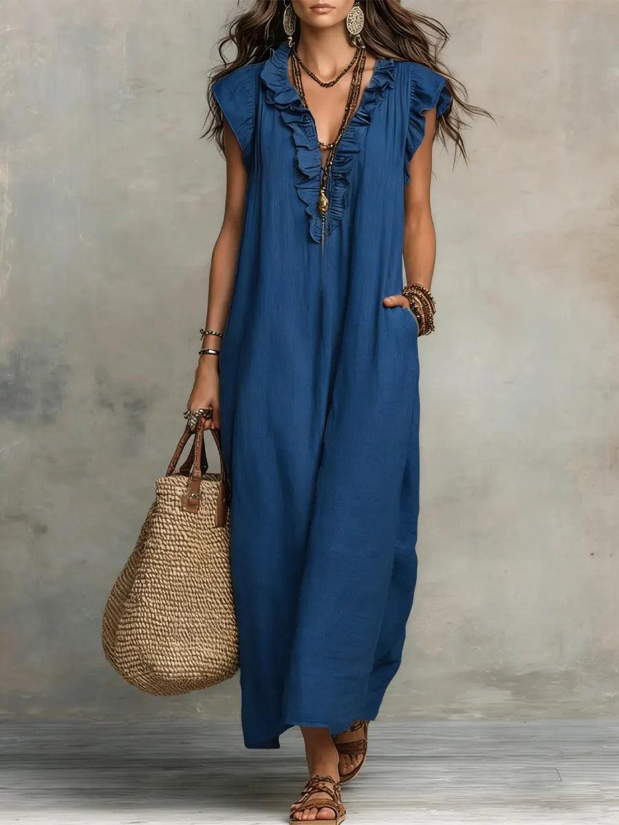 Camélia | Vestito lungo bohemien