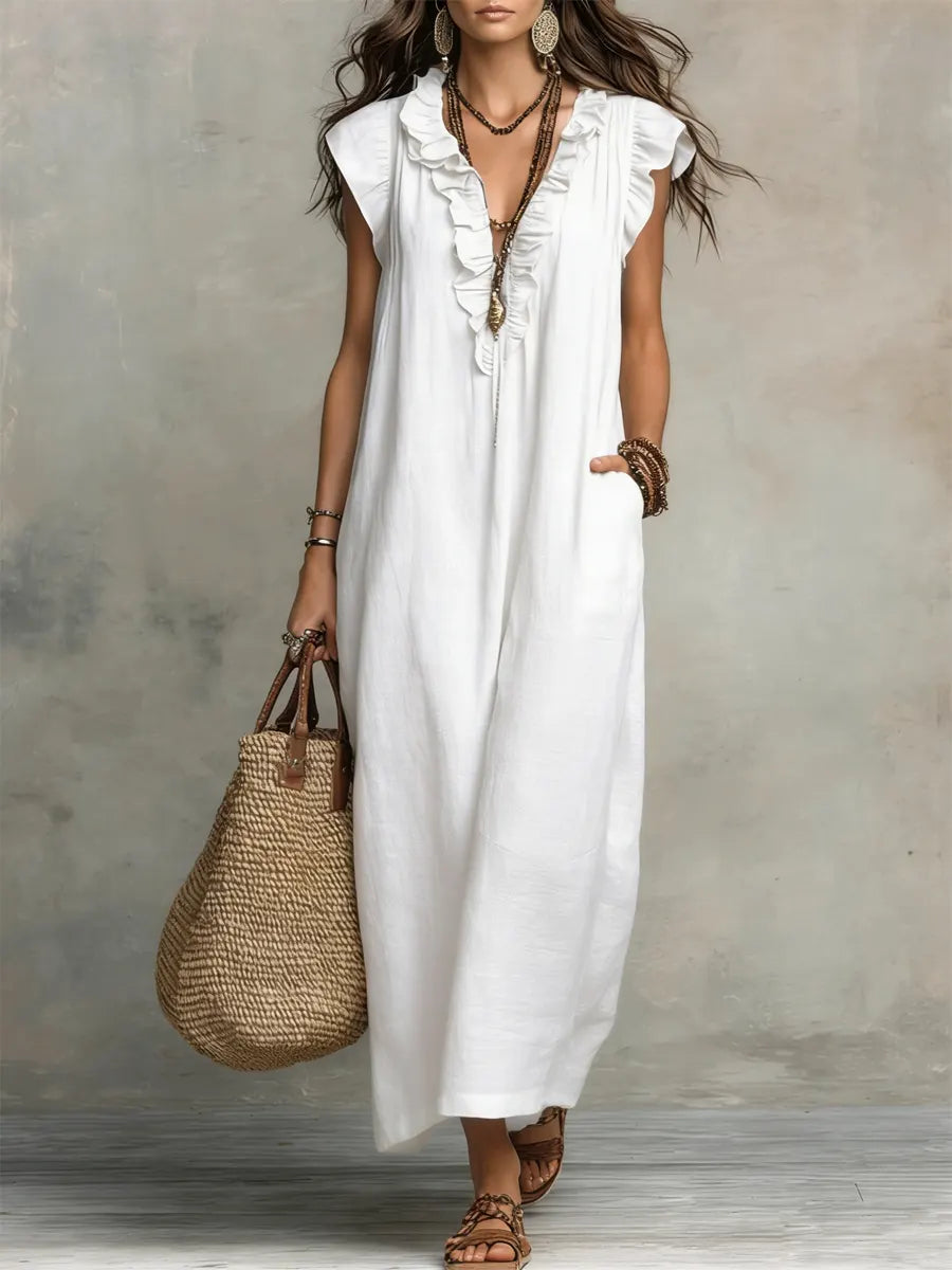Camélia | Vestito lungo bohemien